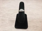 Ring WG Women Sz 8 3.10DWT 10k White Gold Soldered Wedding Set with Diamonds