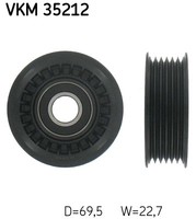 Umlenkrolle Keilrippenriemen FÜR Opel Signum CC (Z03) - SKF VKM 35212