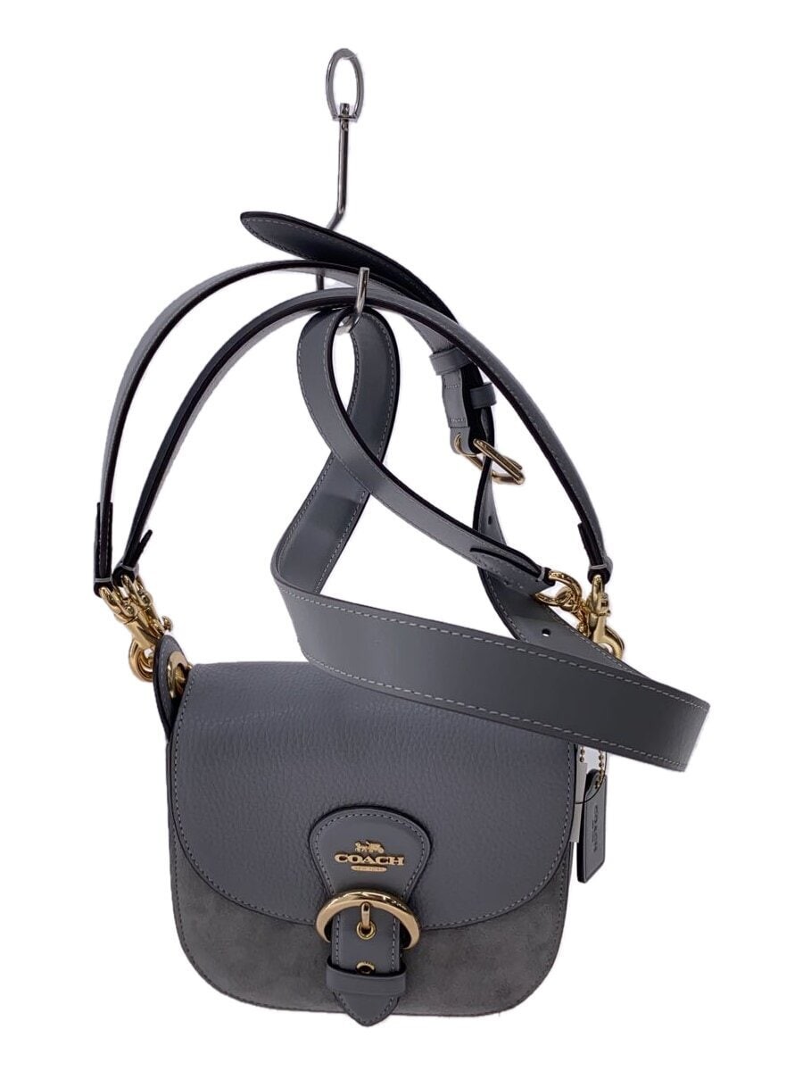 COACH Kleo Leather Shoulder Bag in Gray Model C5687 17 F/S 424728  