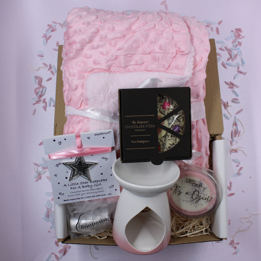 It's A Girl New Mum Home Fragrance & Baby Gift Treat Box