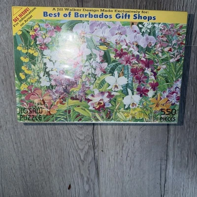 Best Of Barbados Gift Shops Flower Jigsaw Puzzle - Image 1 of 3