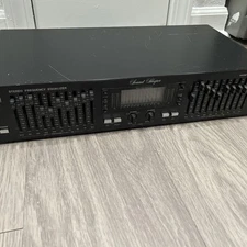 Vintage ADC Sound Shaper Stereo Frequency Equalizer. Spectrum Analyzer SS-315