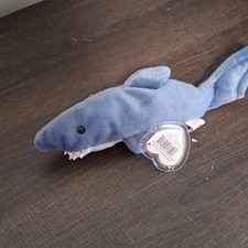 Ty Beanie Baby Shark Plush 1997, Beanie Babies, Ages 3+, 3-7 Years