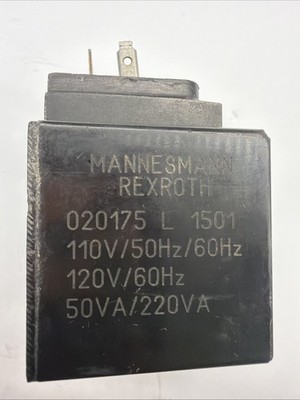 Bosch REXROTH 020175 L 1501 Solenoid Hydraulic Valve Control Coil 110/115/120v