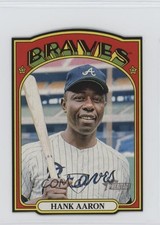 2021 Topps Heritage 1972 Die-Cuts Hank Aaron #72DC-20 HOF 10k8