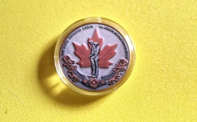 2026 Royal Canadian Legion Medaille/König Charles III/Silberauflage Rose Gold Pl - Bild 1 von 4