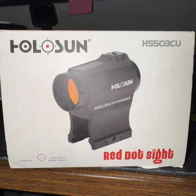 Holosun Circle Dot Solar Failsafe HS503CU Red Dot Sight