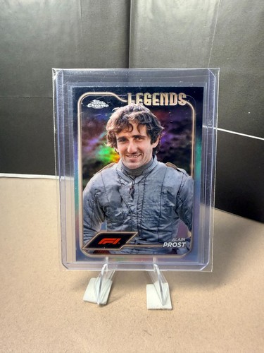 Alain Prost [Red Refractor] #190 2024 Topps Chrome Formula 1 card
