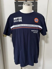 Union 76 Authentic Licensed Product Vintage Shirt 100 Cotton fits Like Large