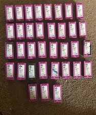 HP 62 / XL Empty Genuine Virgin Lot 35 - 34 Color - 1 Black Ink Cartridges