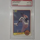 Donruss 1983 Nolan Ryan #118 PSA 8 Houston Astros MLB Baseball Card Base