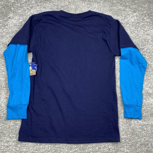 Sonic The Hedgehog Sega Long Sleeve Shirt Boys Sz XL 14/16 NEW - Picture 7 of 7