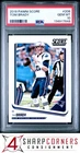2018 PANINI SCORE #206 TOM BRADY PATRIOTS PSA 10
