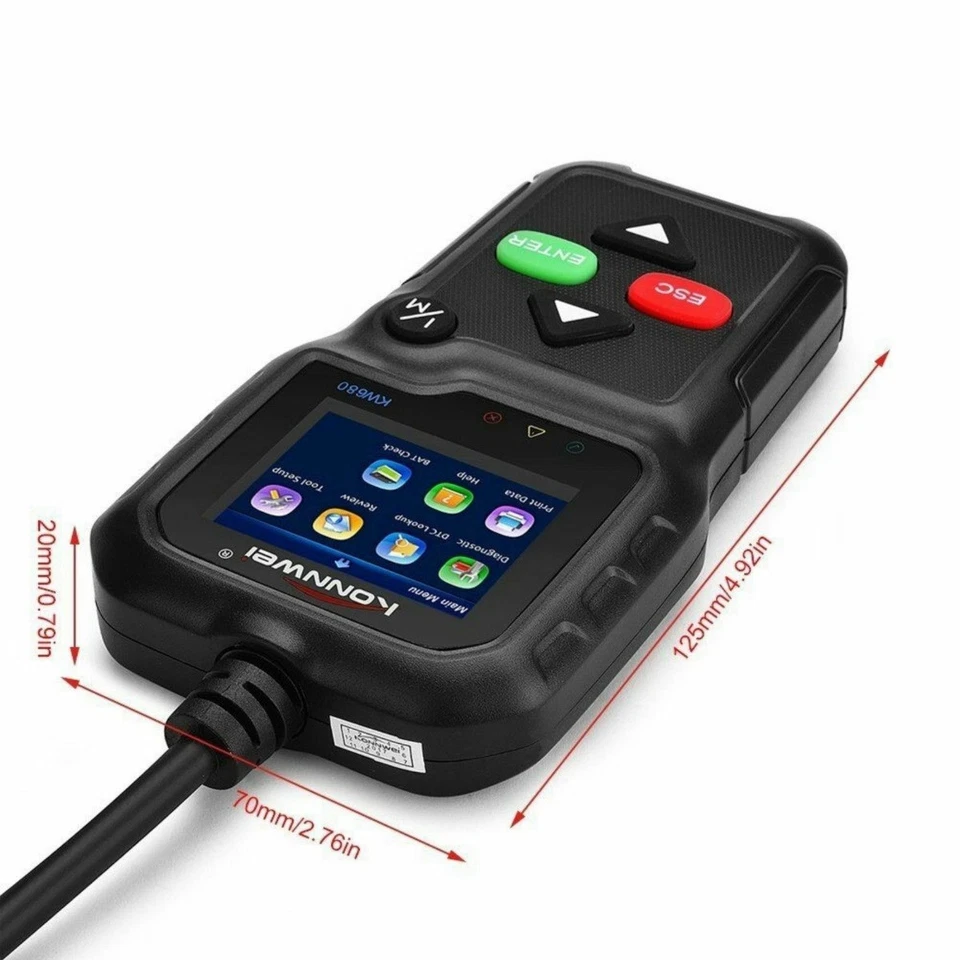 Lettore OBD KONNWEI KW680 Scanner Codici AUTO Diagnostica Strumento Analisi OBD - Immagine 4 di 4