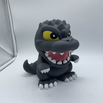 9'' Godzilla Figural Molded PVC Coin Piggy Bank Figure Toho Monogram Inc