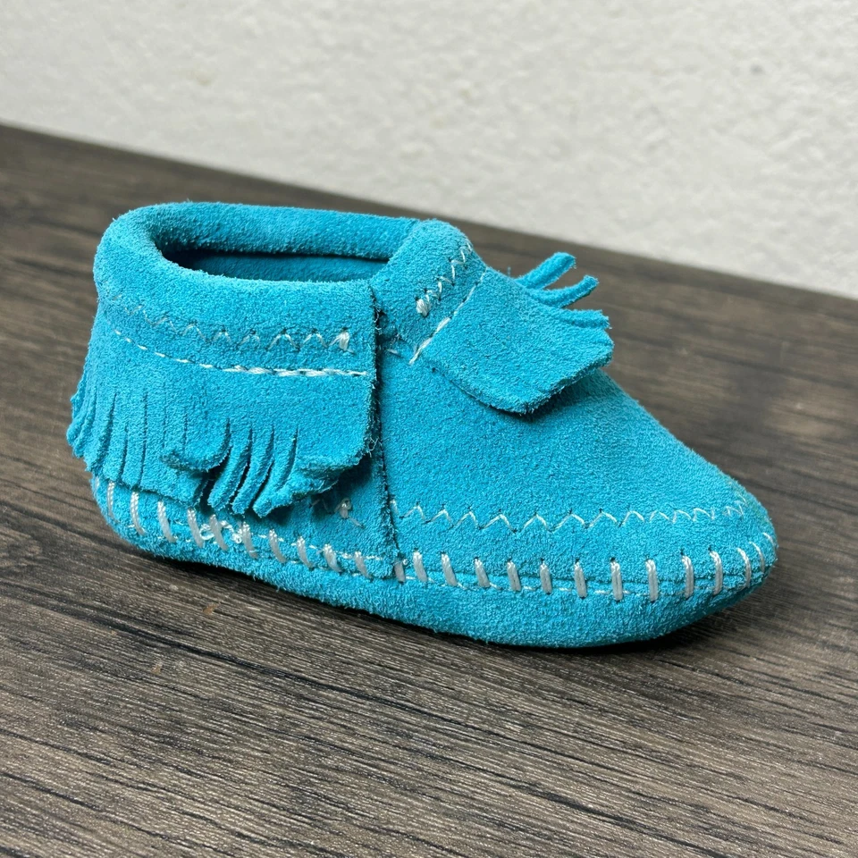 MINNETONKA Infantes Riley Botín 262079 Mocasines Talla 2 3915 Foto 2 de 4