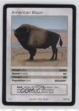 2023 Life TCG 1st Edition American Bison #79