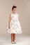 thumbnail 3 - Posh Sweet Ivory Floral Embroidered Flower Girl Party Dress, Crayon Kids USA