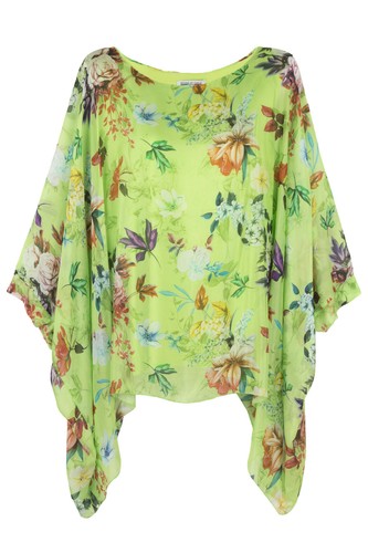 Única de seda para mujer made in italy mangas murciélago muchos colores 38 40 42 44 - Imagen 350 de 365