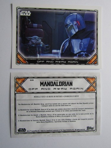 Topps 2020 Star War The Mandalorian Season 1 Base Card Choice - Picture 64 of 168