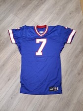 Vintage Buffalo Bills Doug Flutie Team Issued Jersey Puma 99-48 Autographed #7
