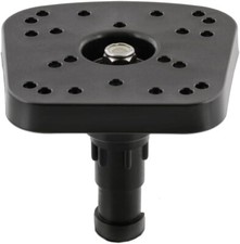 Universal Fishfinder Mount with Patented Post Design for Easy Adjustments