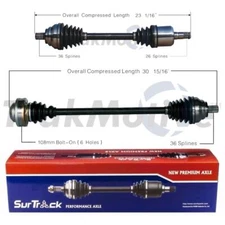 CV Axle Shaft Kit - Front Driver and Passenger Side