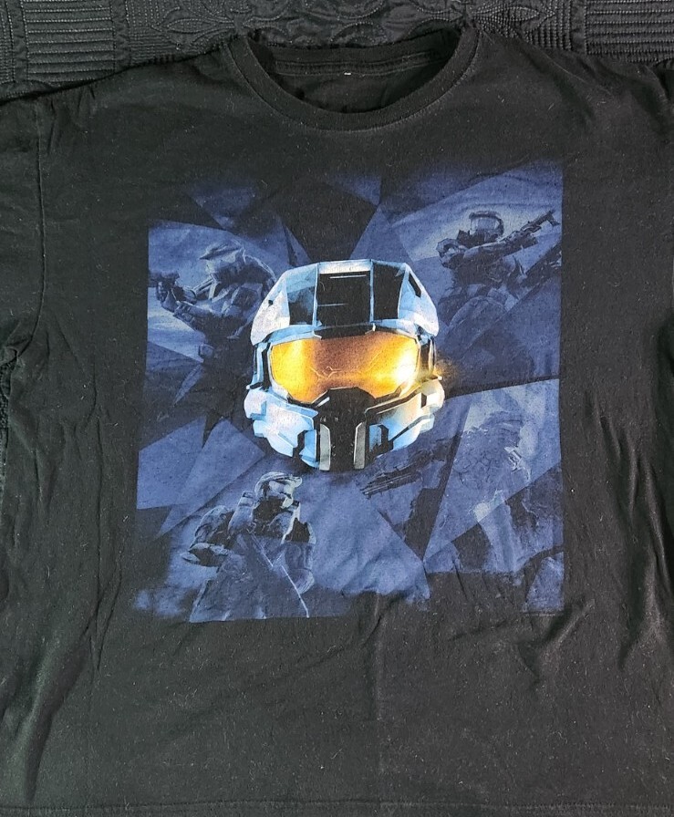 Xbox Halo 117 メッシュ ゲームシャツ XXL Vintage Halo Master Chief T Shirt Size XL Video Game Bungie Xbox