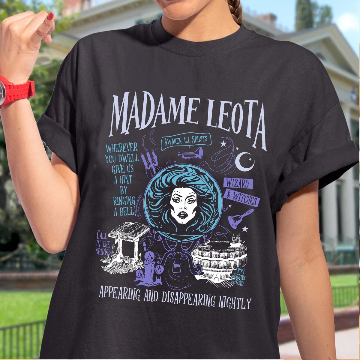 Retro Madame Leota Ghostly The Haunted Mansion Unisex Adult Kid 
