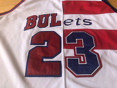 Mitchell And Ness MICHAEL JORDAN Bulls/ Bullets #23 Split Jersey SZ 56