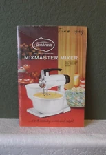 1968 Sunbeam Deluxe Automatic Mixmaster Mixer Instruction and Recipe Booklet