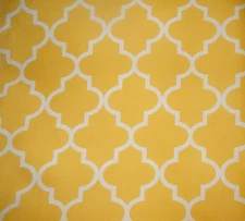 Outdoor Upholstery Moroccan yellow Waterproof  Canvas fabric 60" wide