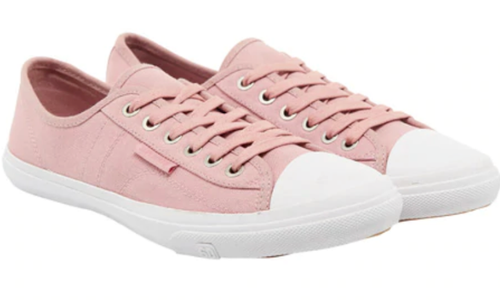 soft pink trainers
