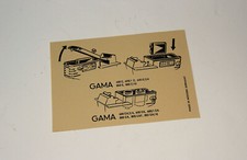 Anleitung (Kopie) für Gama Raupe Nr. 600 Batterien