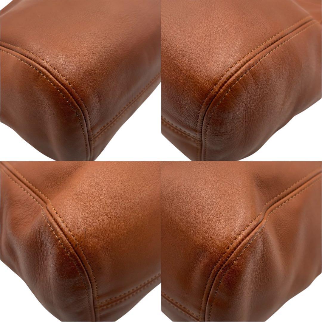 Vintage Coach 4157 One Shoulder Bag Genuine Leather Brown Vintage Coach 4157 One Shoulder Bag Genuine Leather Brown