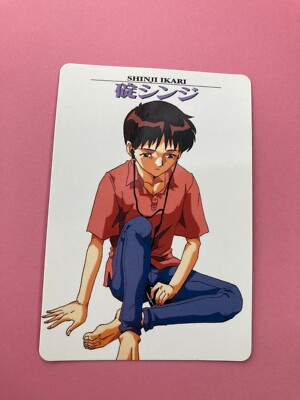 Shinji Ikari No.53 NEON GENESIS EVANGELION Card SEGA BANDAI 1997