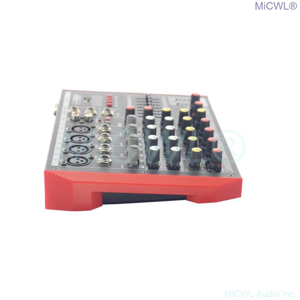 MG6 Bluetooth Portable Audio Mixer DJ Sound Mixing Console MP3 Jack 6 Channel - Image 3 of 4