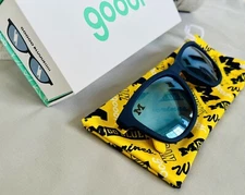 RARE! Goodr GO BLUE Wolverines Michigan NCAA Running College Football Sunglasses