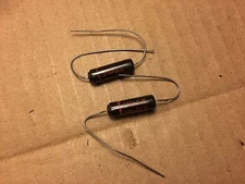 2 NOS Sprague Black Beauty .0033 uf 400v Capacitors 160P Tone Caps (Qty Avail)