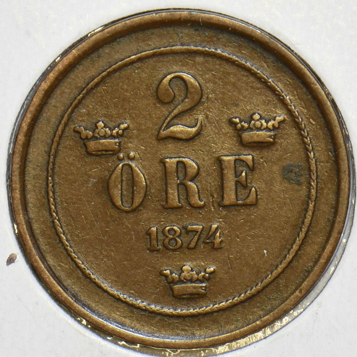 AUBERGE COIN 未使用 Sweden 1874 2 Ore 297935 combine shipping | eBay