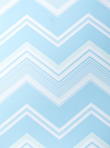 BLUE ZIG ZAG STICKY BACK PLASTIC VINYL PVC WALLPAPER FABLON KIDS BEDROOM ART UK - Picture 2 of 10