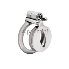 Men Metal Lock Belt Stainless Steel Cage Male Chastity Device Super Small Cage