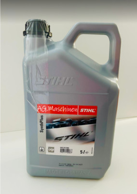 Stihl SynthPlus, Sägekettenhaftöl, Kettenöl 5 Liter für Motorsägen 0781 516 2002
