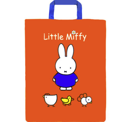 MIFFY & FRIENDS KINDER PVC TOTO BAG Wachstuch Kunststoff Aufbewahrung Mädchen Geburtstagsgeschenk