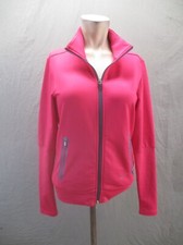 NIKE DRI-FIT GOLF Size S Womens Pink Zip Up Stand Collar Pocket Track Jacket 362