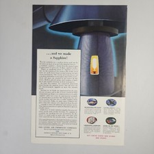 1943 The Linde Air Products Company Vintage Color Print Ad WWII Sapphire