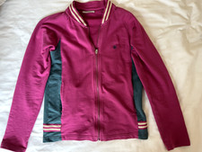 U.s. Polo Assn. Pink Women Zipped Top Workwear Sports Casual L