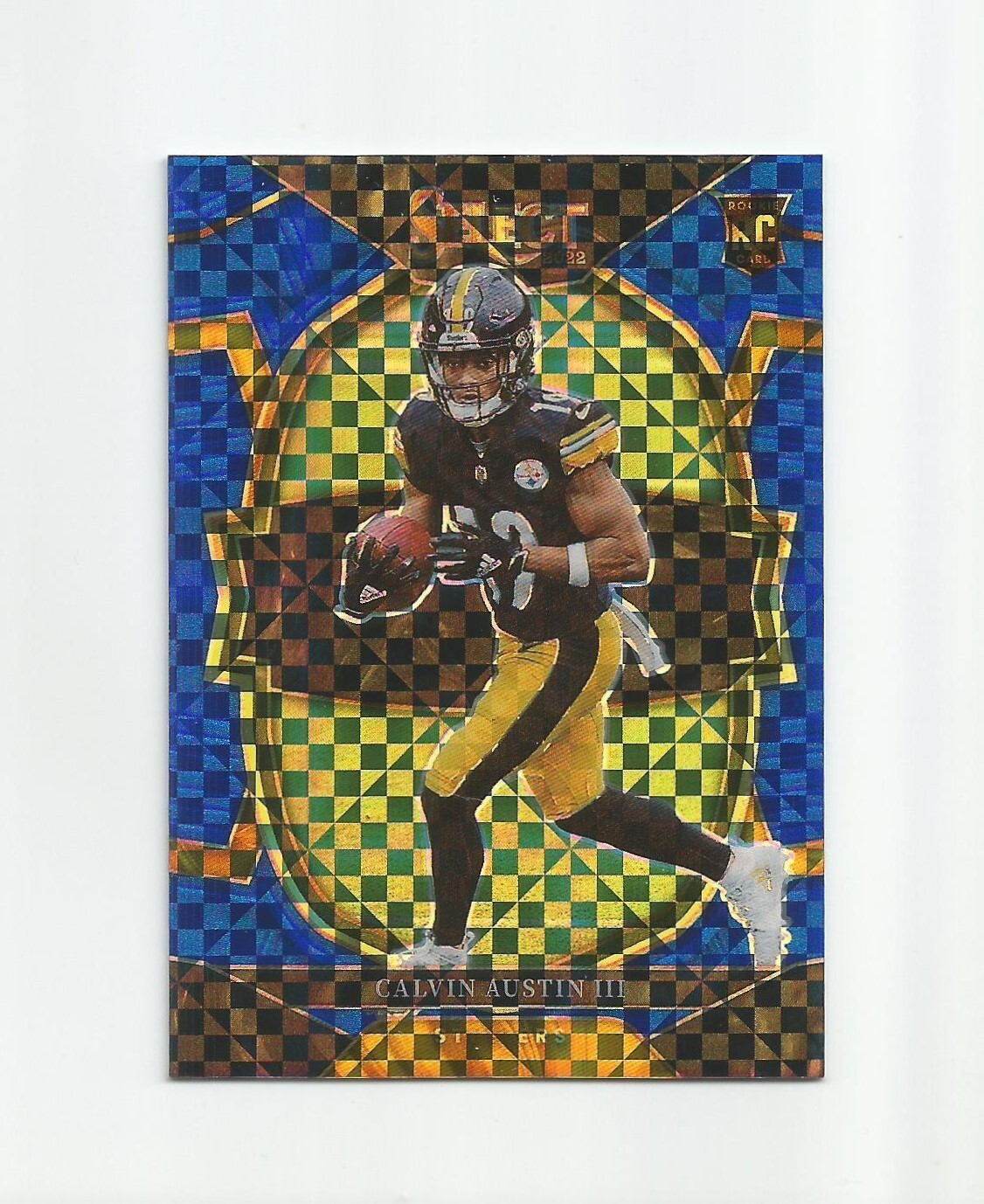 2022 PANINI SELECT CONCOURSE BLUE CHECKERBOARD RC CALVIN AUSTIN III #d 120/199