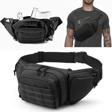 Men Tactical Fanny Pack Outdoor Military Waist Bag EDC Pouch for Hiking Hunting