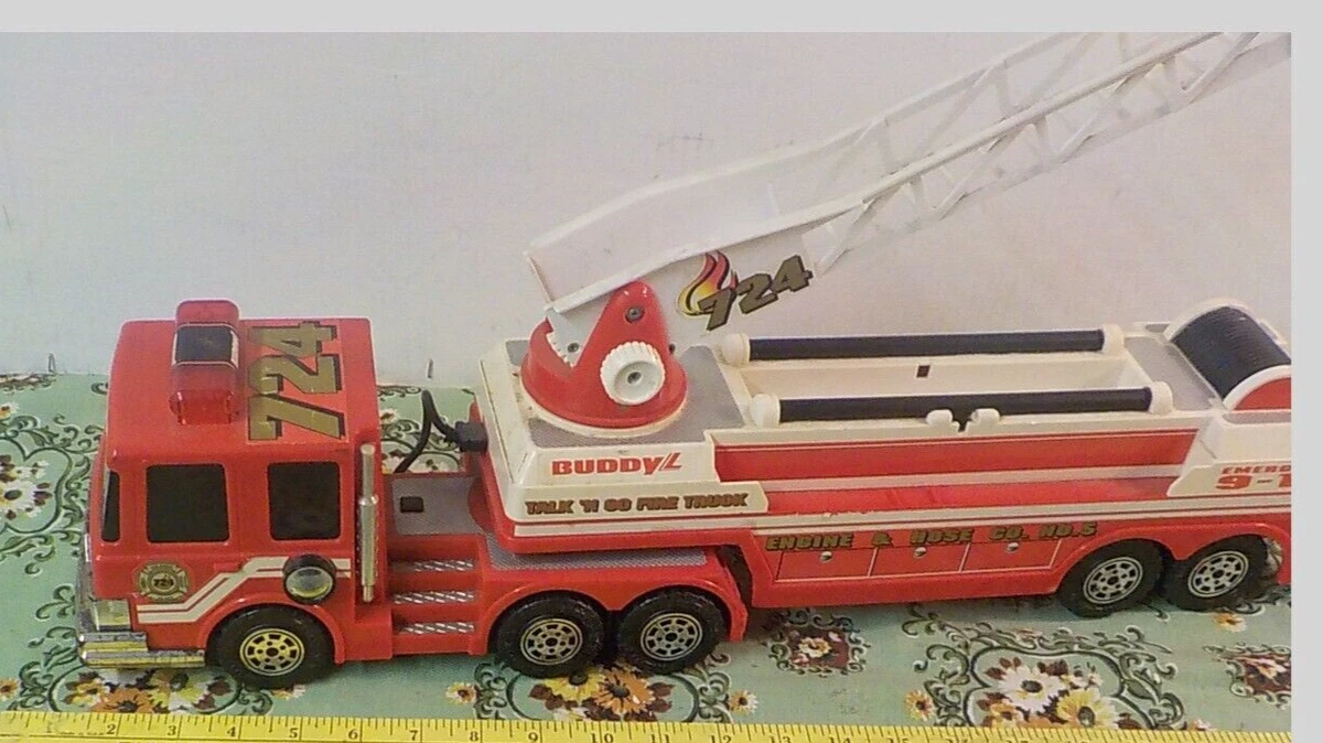 Buddy l aerial ladder fire truck hotsell